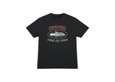 Corteiz 5 Starz Alcatraz T-Shirt - Black/Red